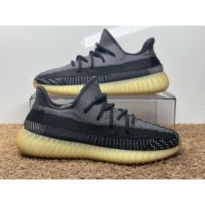Adidas Yeezy Boost 350 V2 Low Carbon Men's Size 9.5 - Black/Grey Sneakers Shoes
